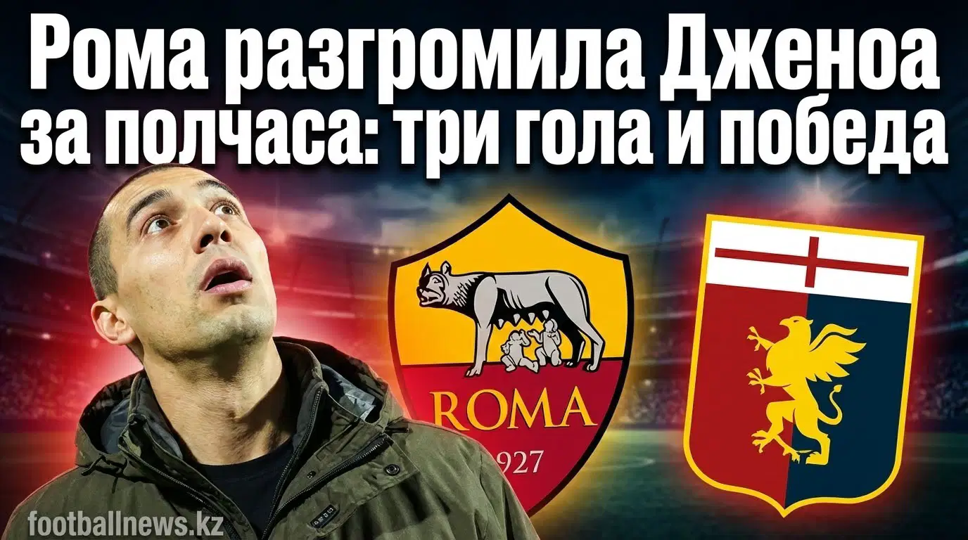 Рома - Дженоа 3:1: обзор матча Серии А