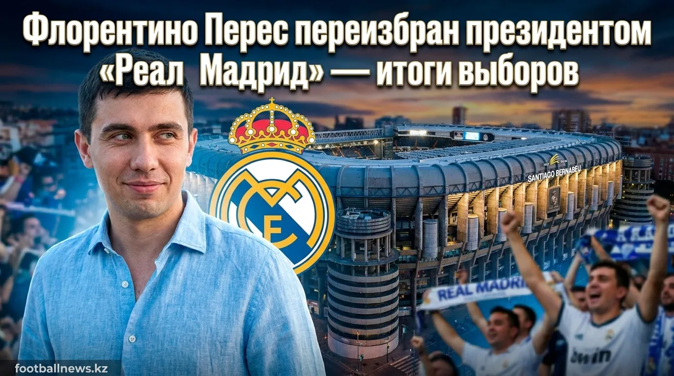 Флорентино Перес переизбран президентом «Реал Мадрид» — итоги выборов