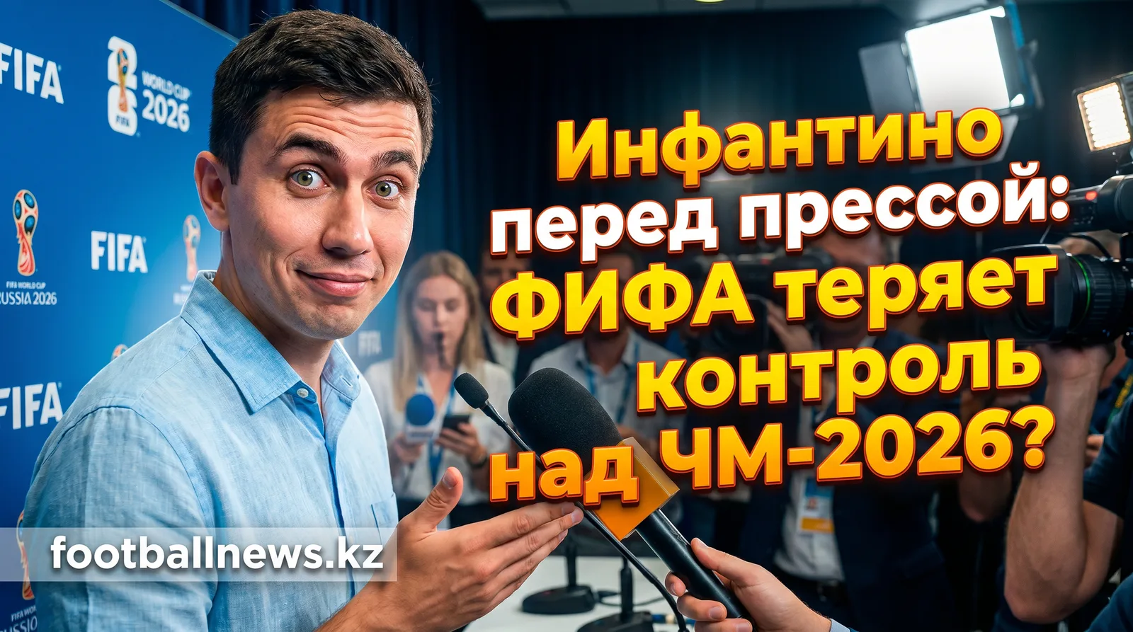 Инфантино перед прессой: ФИФА теряет контроль над ЧМ-2026?