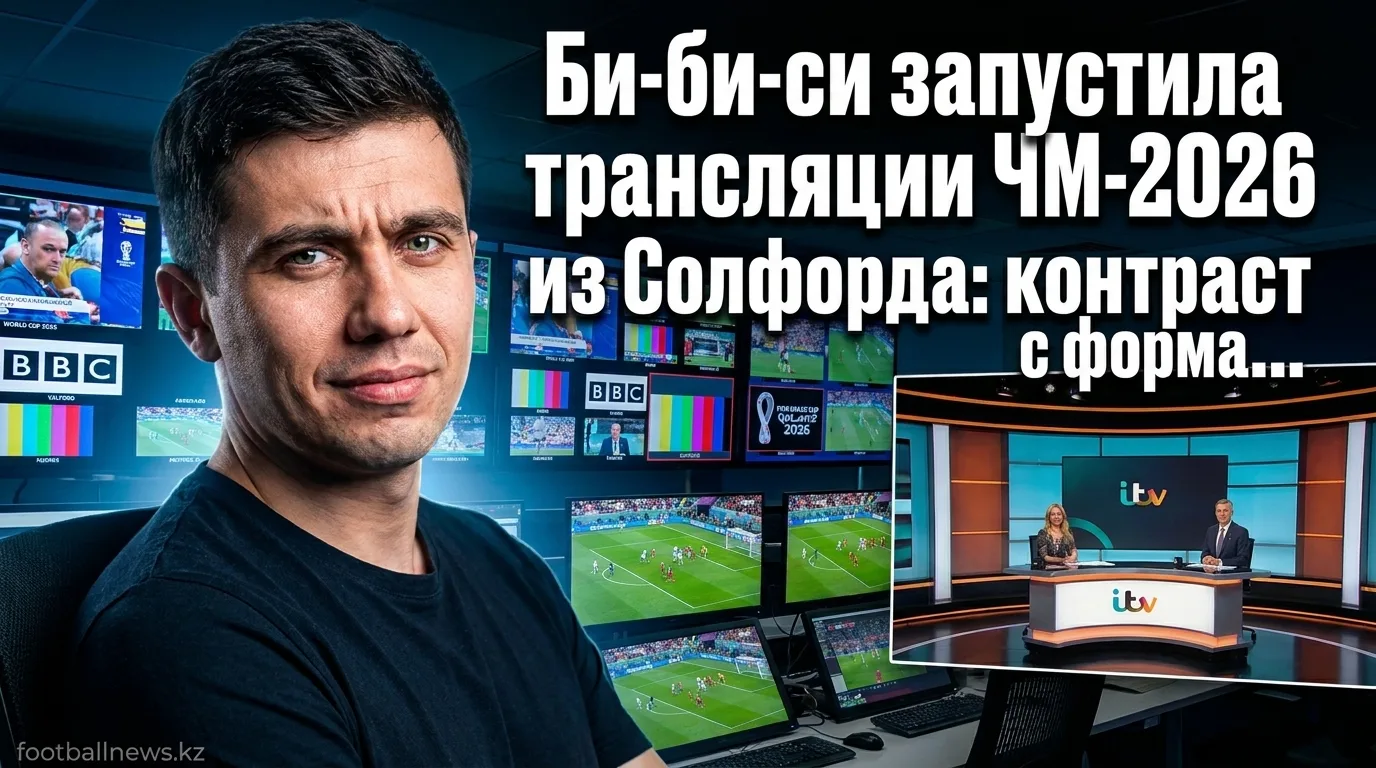Би-би-си запустила трансляции ЧМ-2026 из Солфорда: контраст с форматом ITV
