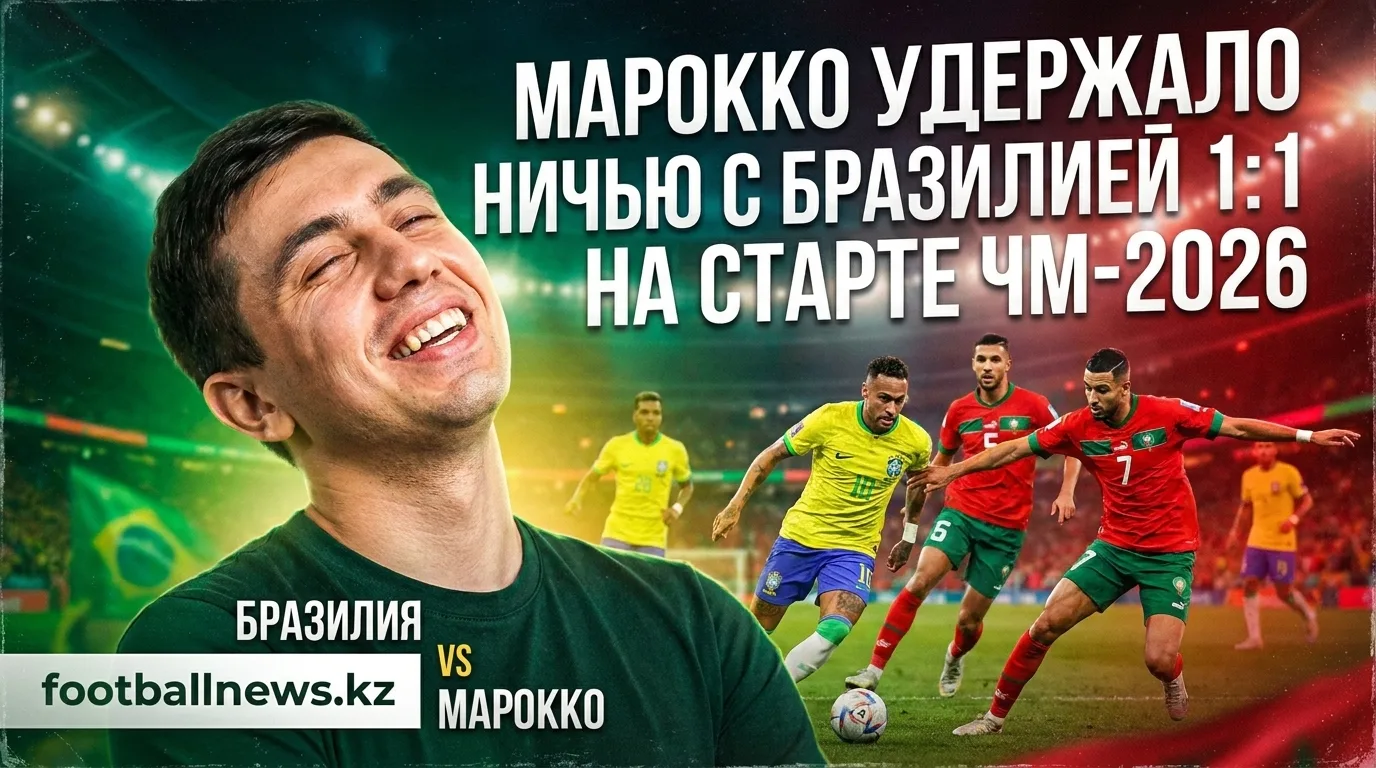 Марокко удержало ничью с Бразилией 1:1 на старте ЧМ-2026