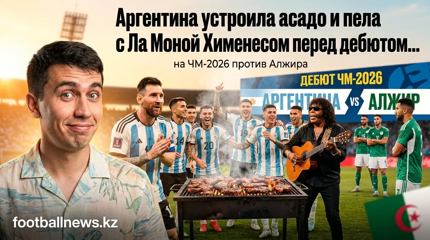 Аргентина устроила асадо и пела с Ла Моной Хименесом перед дебютом на ЧМ-2026 против Алжира