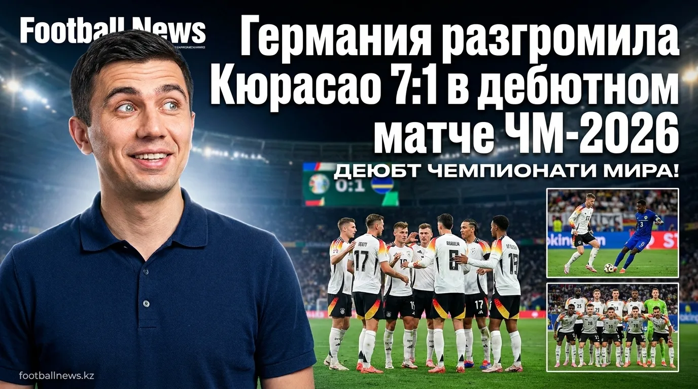 Германия разгромила Кюрасао 7:1 в дебютном матче ЧМ-2026