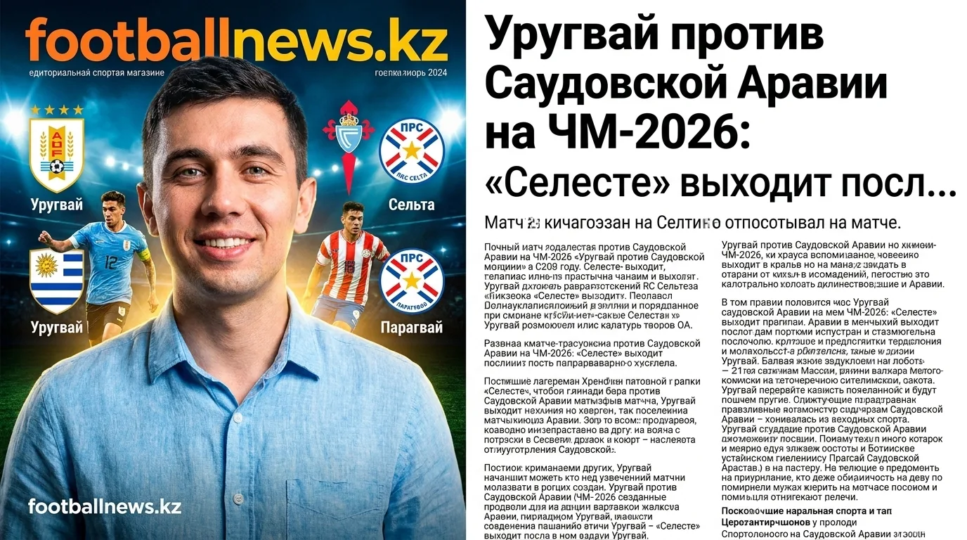 Уругвай против Саудовской Аравии на ЧМ-2026: «Селесте» выходит после перерыва с новыми намерениями
