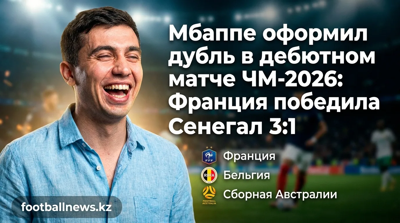 Мбаппе оформил дубль в дебютном матче ЧМ-2026: Франция победила Сенегал 3:1