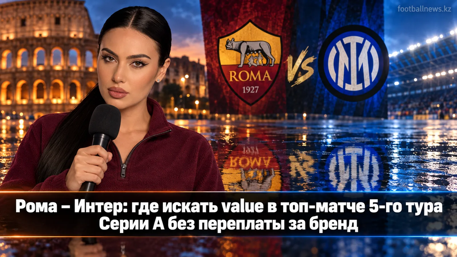 Рома – Интер: где искать value в топ-матче 5-го тура Серии А без переплаты за бренд