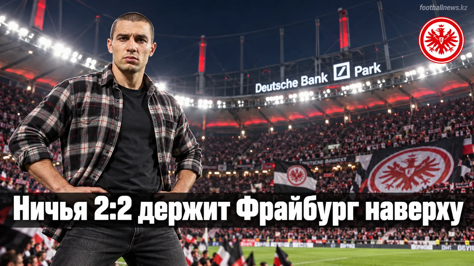 Айнтрахт Франкфурт — Фрайбург 2:2: гости отстояли лидерство ничьей в Деутсче Банк Парк