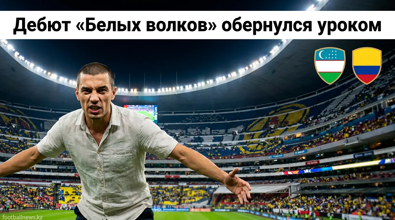 Узбекистан 1:3 Колумбия — дебют на мундиале обернулся уроком для «Белых волков»
