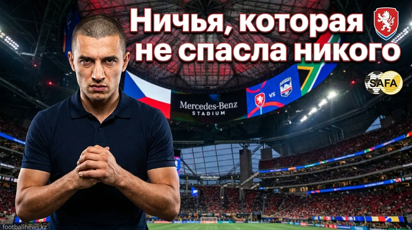Чехия vs ЮАР 1:1 — ничья на Мерседес-Бенц Стэдиум, которая устроила обе команды