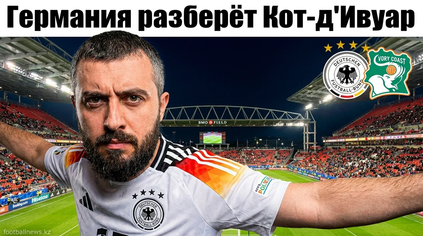 Германия vs Кот-д'Ивуар: прогноз на матч ЧМ-2026, 20 июня