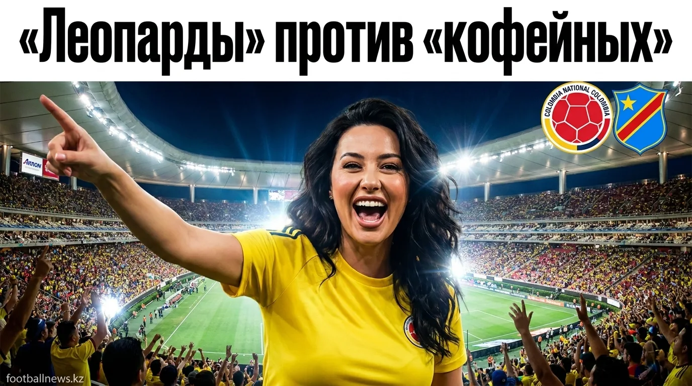 Колумбия vs ДР Конго: превью матча группового этапа ЧМ-2026 — когда, где и как смотреть