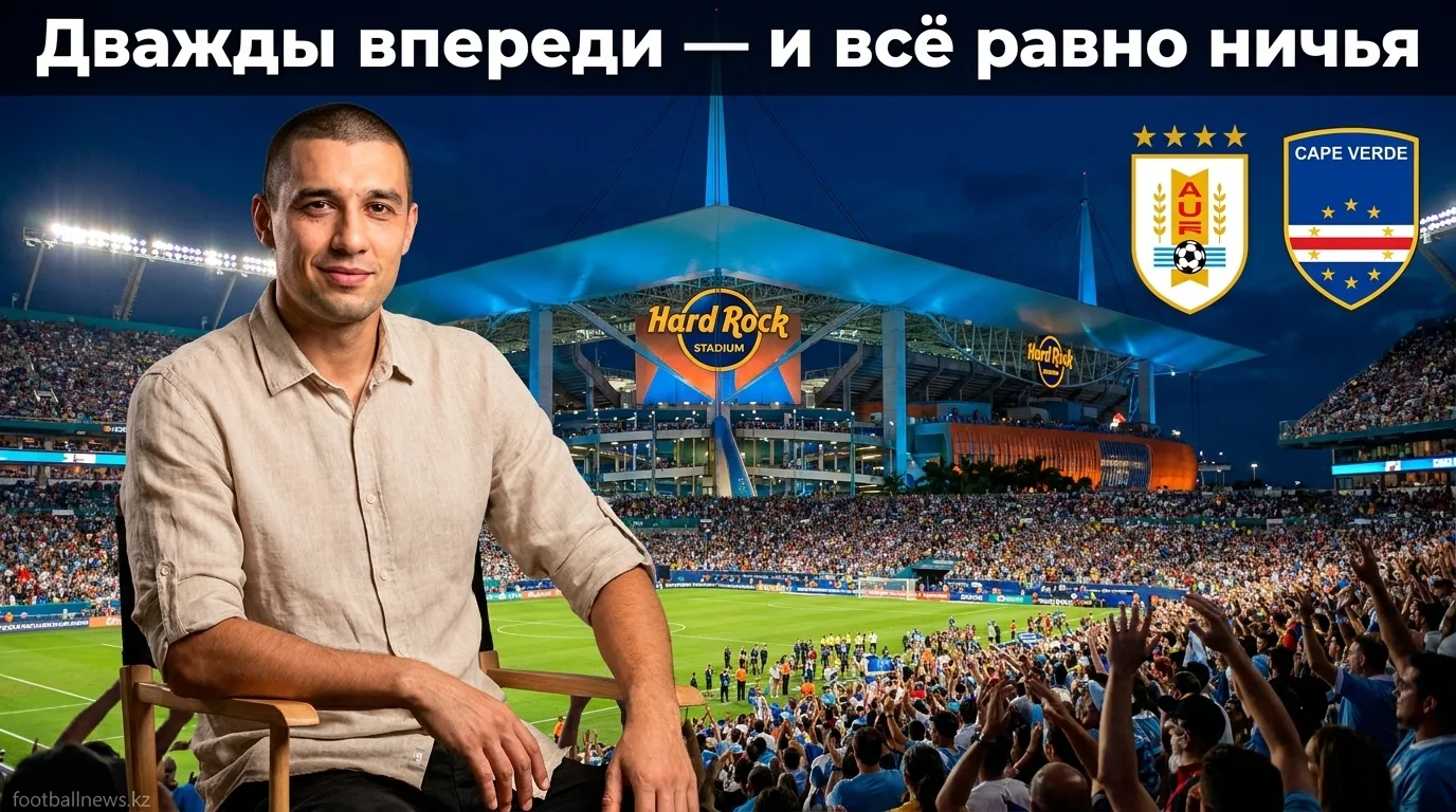 Уругвай не удержал победу над Кабо-Верде: 2:2 на Чемпионате мира 2026