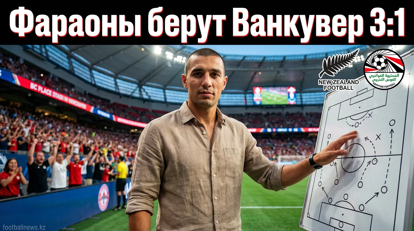 Новая Зеландия 1:3 Египет — фараоны уверенно берут своё на БиСи Плейс