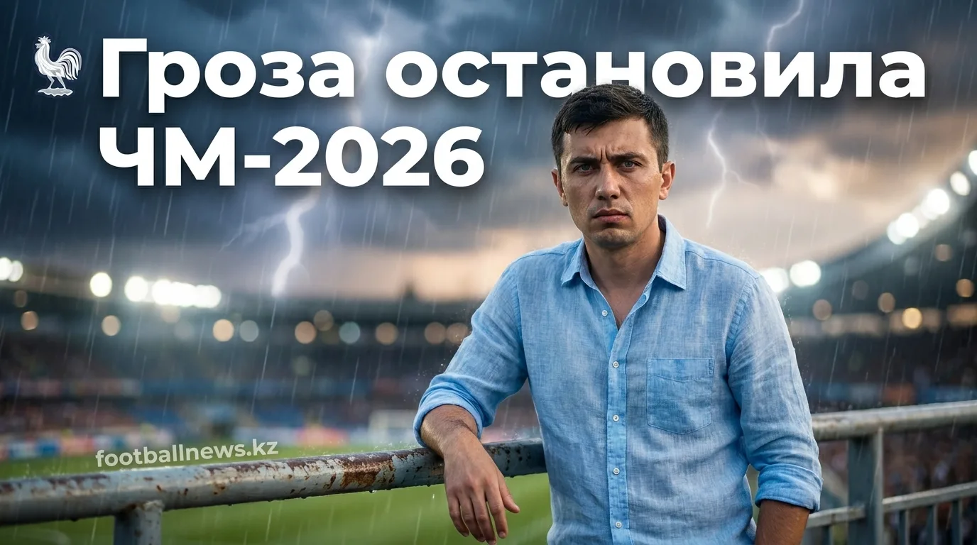 Матч Франция — Ирак на ЧМ-2026 остановлен из-за грозы: первая погодная задержка турнира