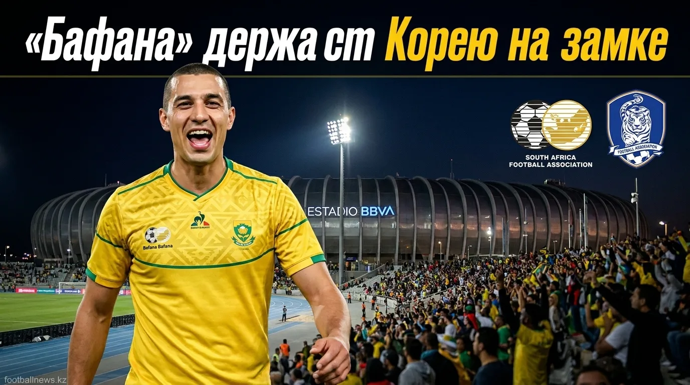 ЮАР 1:0 Южная Корея — «Бафана Бафана» добывают победу в третьем туре ЧМ-2026
