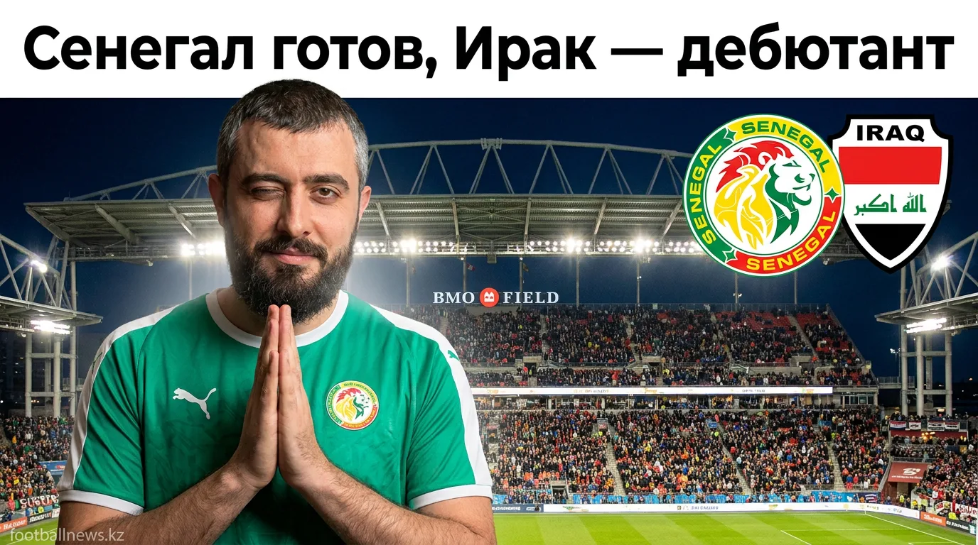 Сенегал vs Ирак: прогноз на матч группового этапа ЧМ-2026, 26 июня