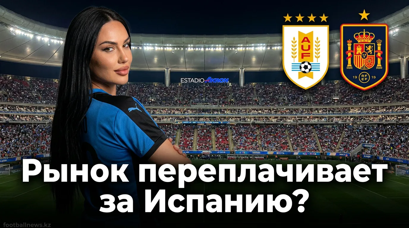 Уругвай vs Испания: анализ ставок и ценности рынка — ЧМ-2026, 27 июня