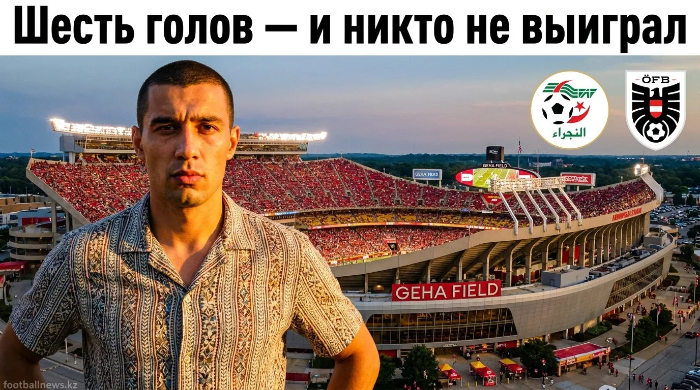 Алжир и Австрия не выявили победителя: безумные 3:3 на «GEHA Филд эт Эрроухэд Стэдиум»
