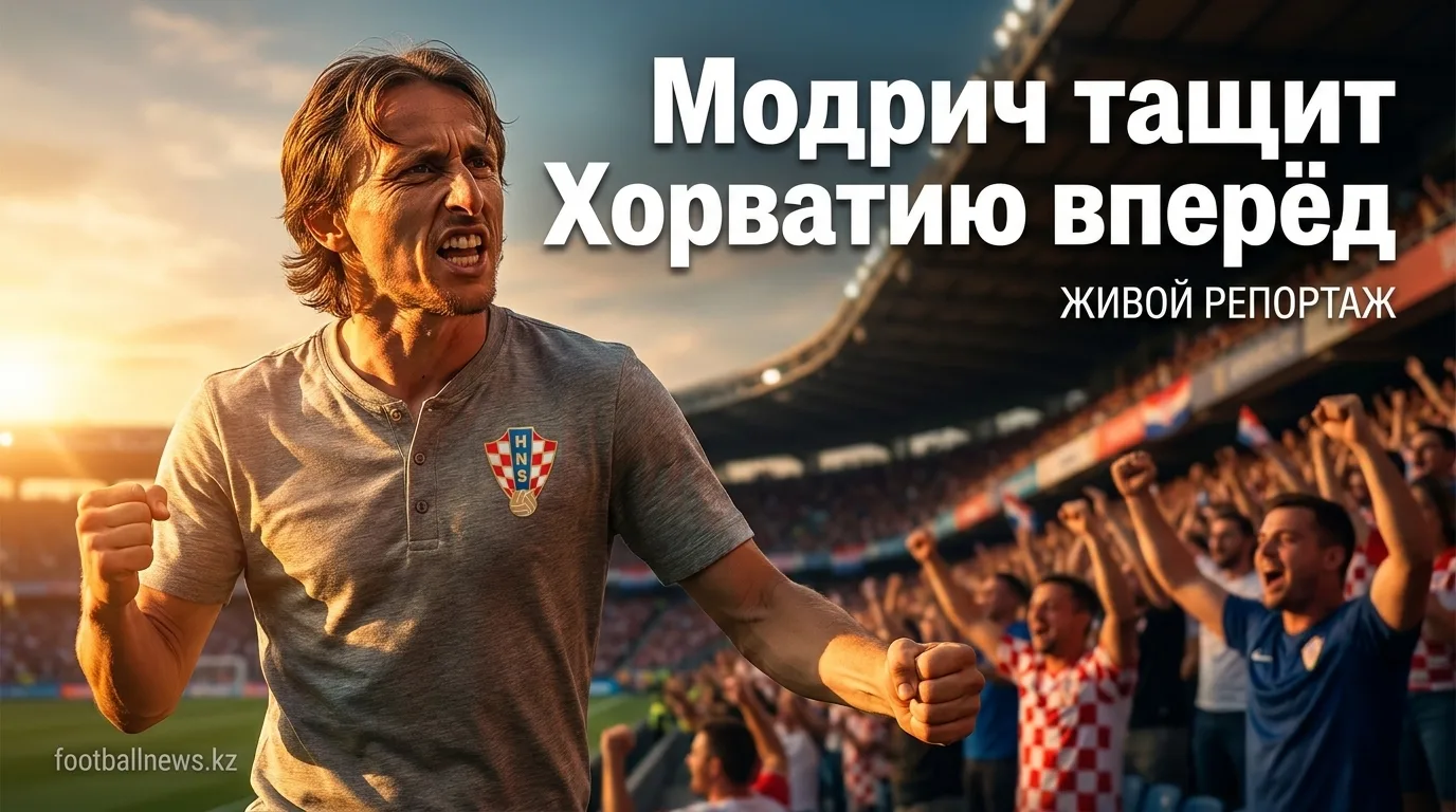 Лука Модрич оформил голевую передачу в победе Хорватии над Ганой 2:1 на чемпионате мира