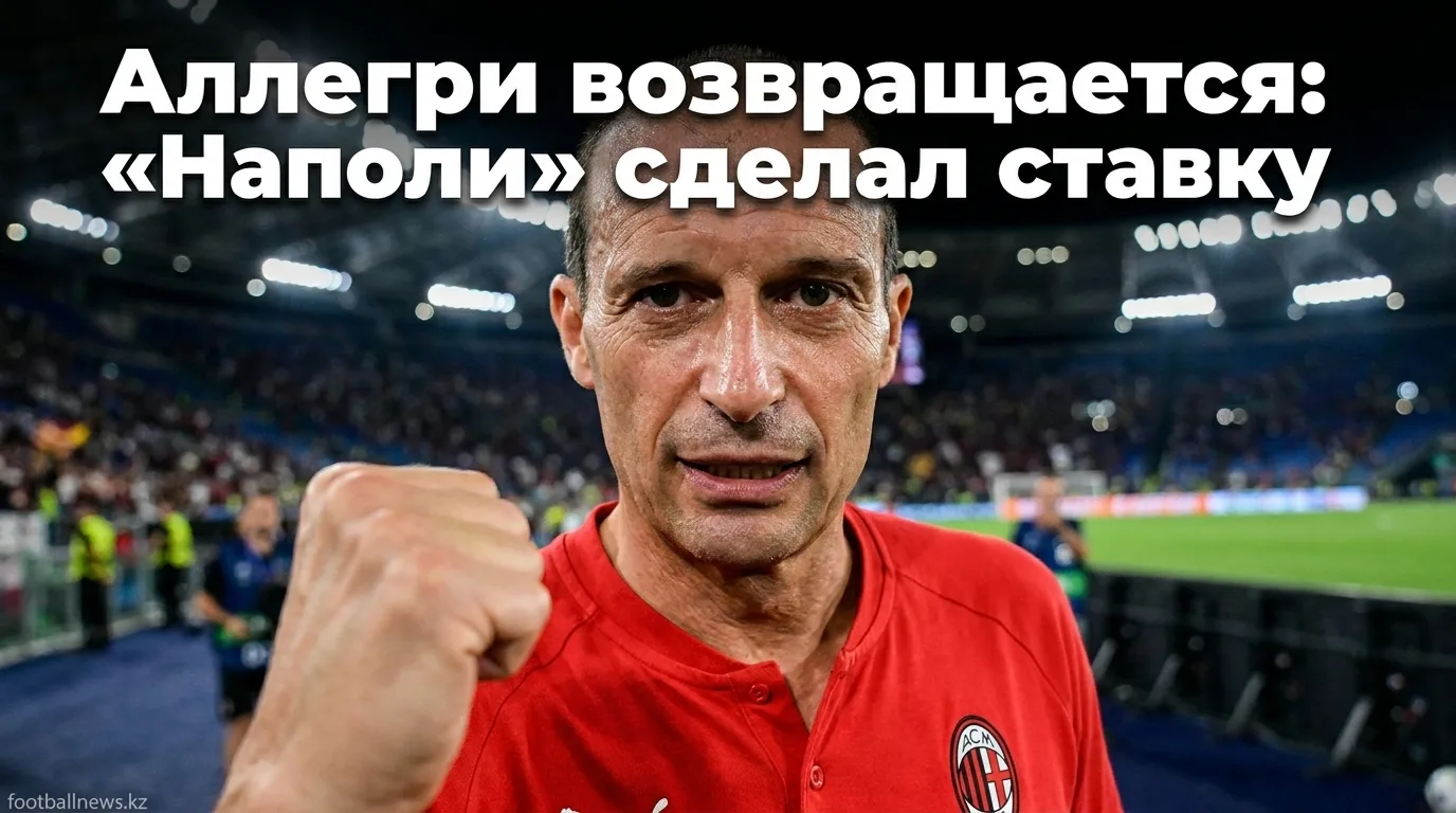 «Наполи» назначил Аллегри главным тренером — контракт до 2029 года