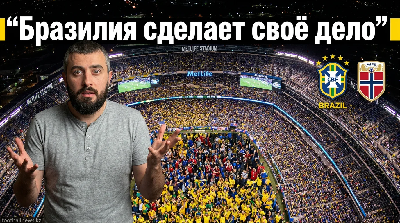 Бразилия vs Норвегия: прогноз на матч 1/8 финала ЧМ-2026 — фаворит очевиден