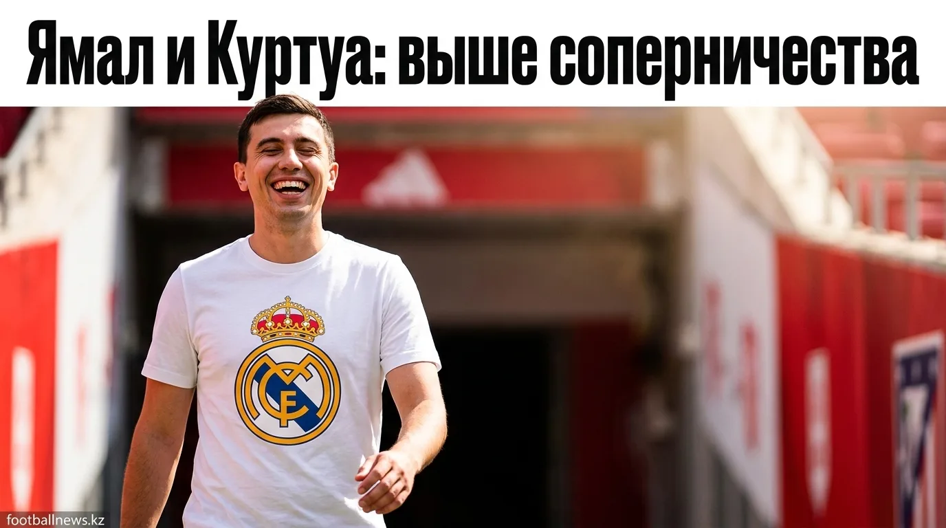 Ламин Ямал подошёл к травмированному Куртуа после матча Испания — Бельгия на ЧМ