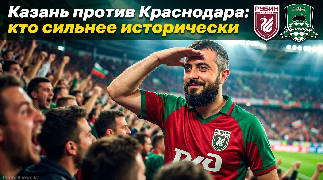 Рубин — ФК Краснодар: история личных встреч и что она говорит перед матчем 26 июля