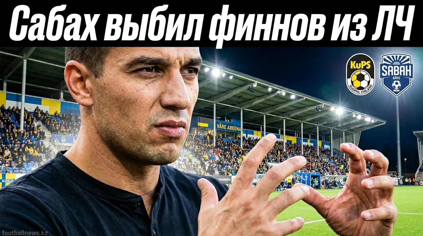 КуПС 0:2 Сабах Баку: азербайджанцы выбивают финнов в квалификации Лиги чемпионов