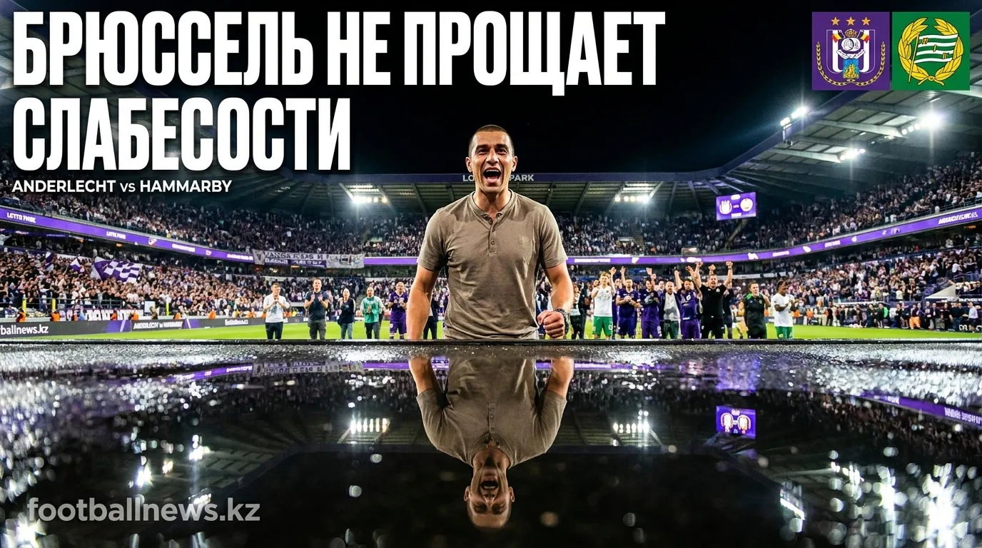 Андерлехт громит Хаммарбю 3:1 и выходит в следующий раунд Лиги Европы