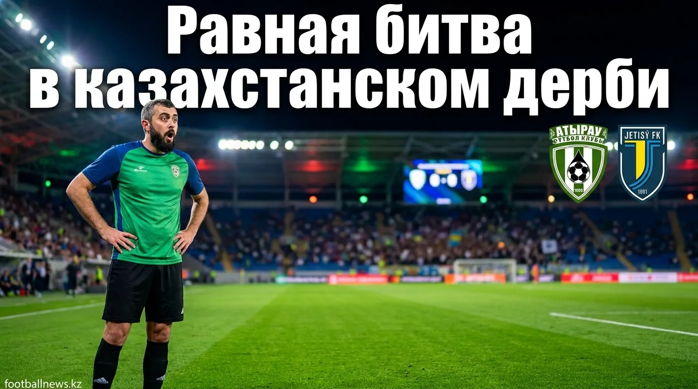 Атырау vs Жетысу: равная борьба в 20-м туре казахстанской Премьер-лиги