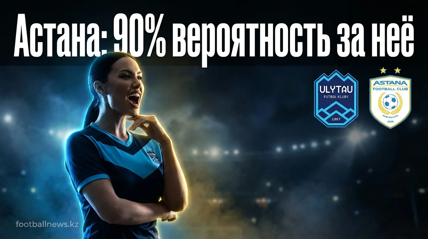 Улытау vs ФК Астана: анализ коэффициентов и ставок на матч 2 августа 2026