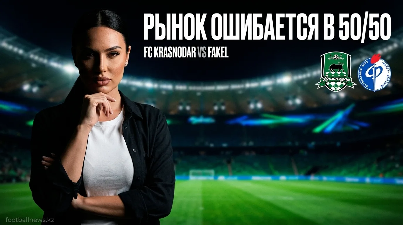 ФК Краснодар vs Факел: разбор ставок на 2 августа — где рынок ошибается