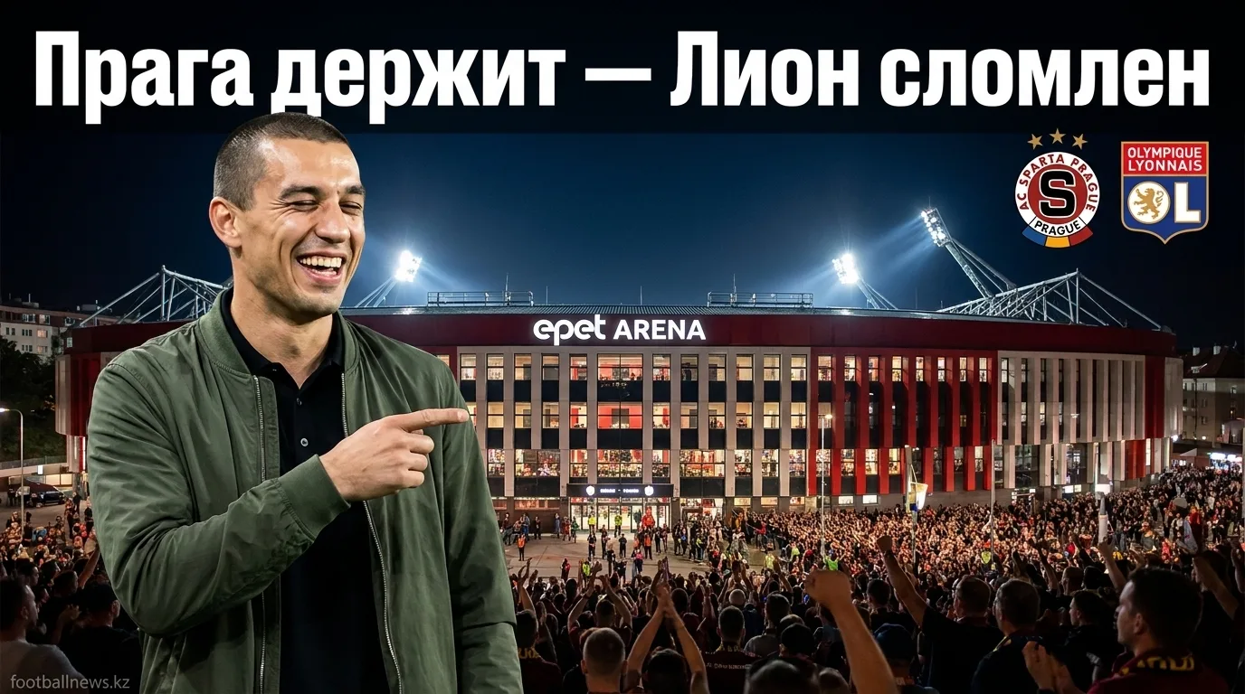 Спарта Прага обыграла Лион 2:1 в Лиге чемпионов: разбор матча на эпет АРЕНА