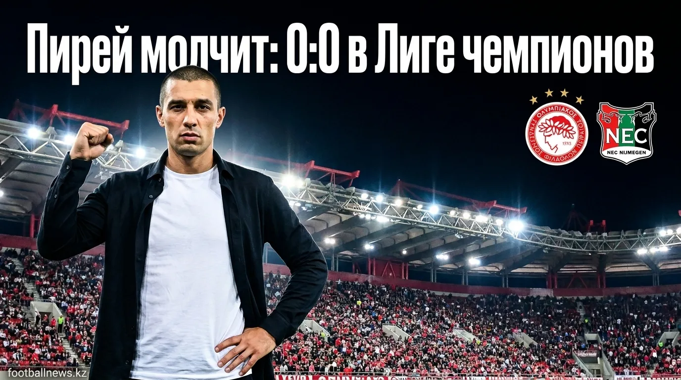 Олимпиакос — НЕК Неймеген 0:0: пирейская крепость устояла, но голов так и не дождались