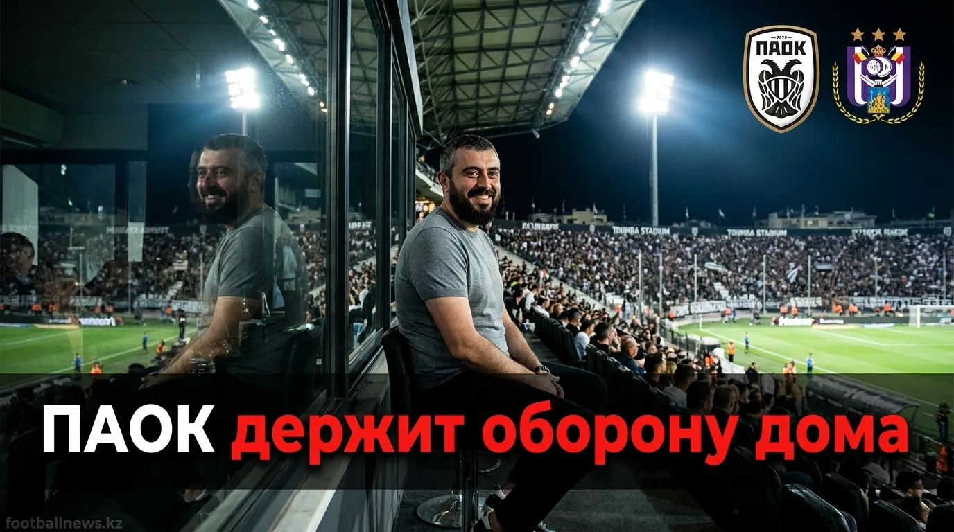 ПАОК против Андерлехта: форма хозяев говорит в пользу двойного шанса
