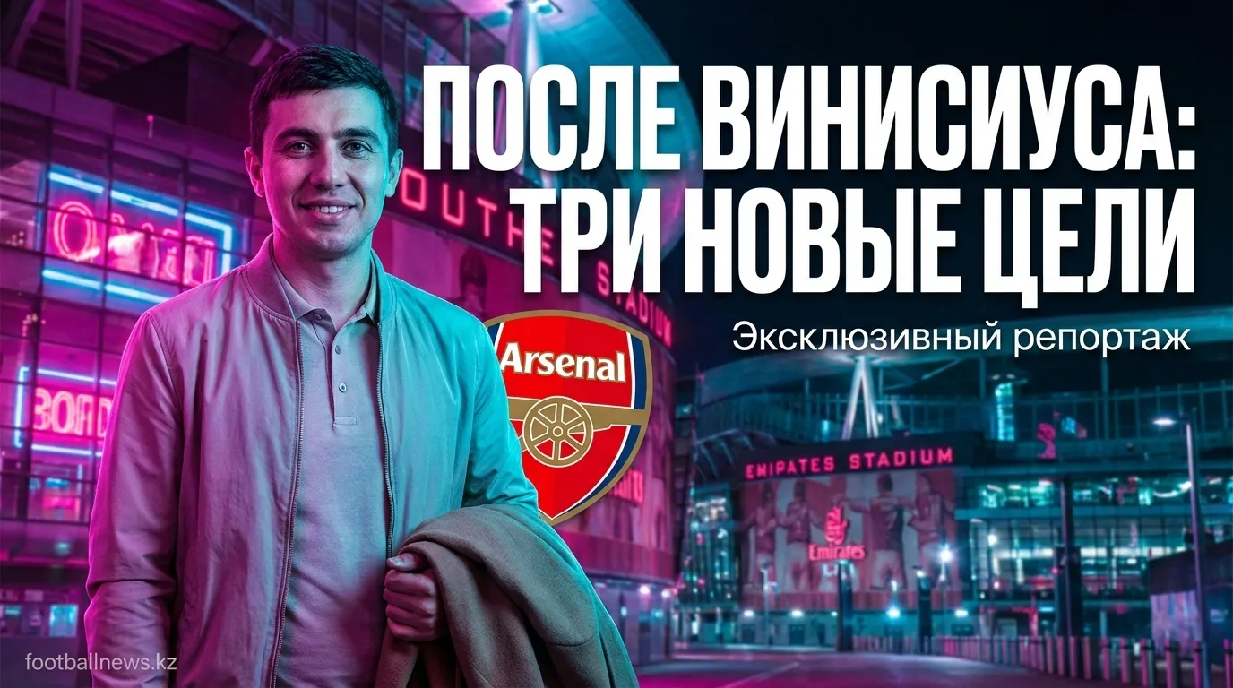 «Арсенал» переключается на трёх форвардов после того, как Винисиус Жуниор продлил контракт с «Реал Мадридом»