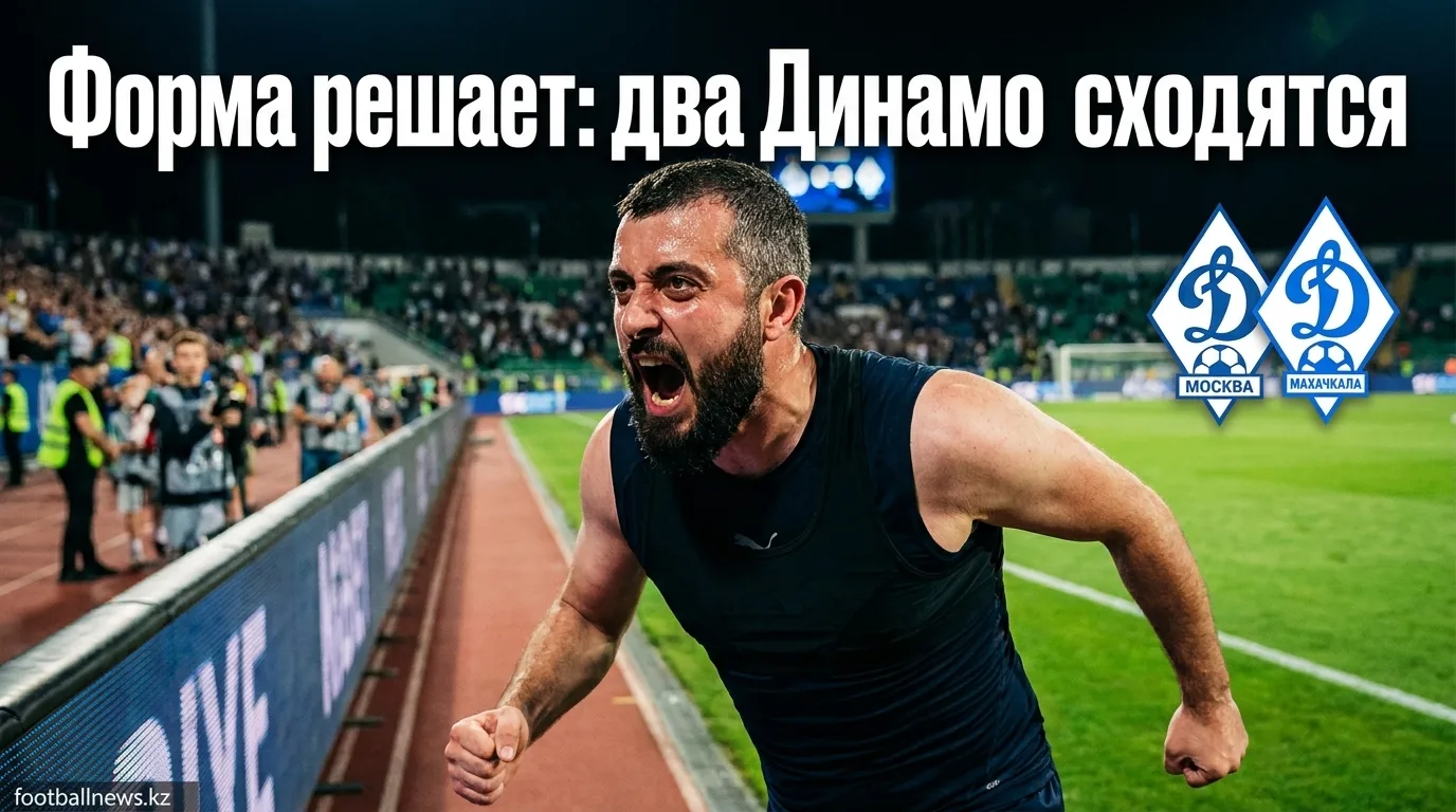 Динамо vs Динамо Махачкала: форма гостей говорит сама за себя — прогноз на 9 августа