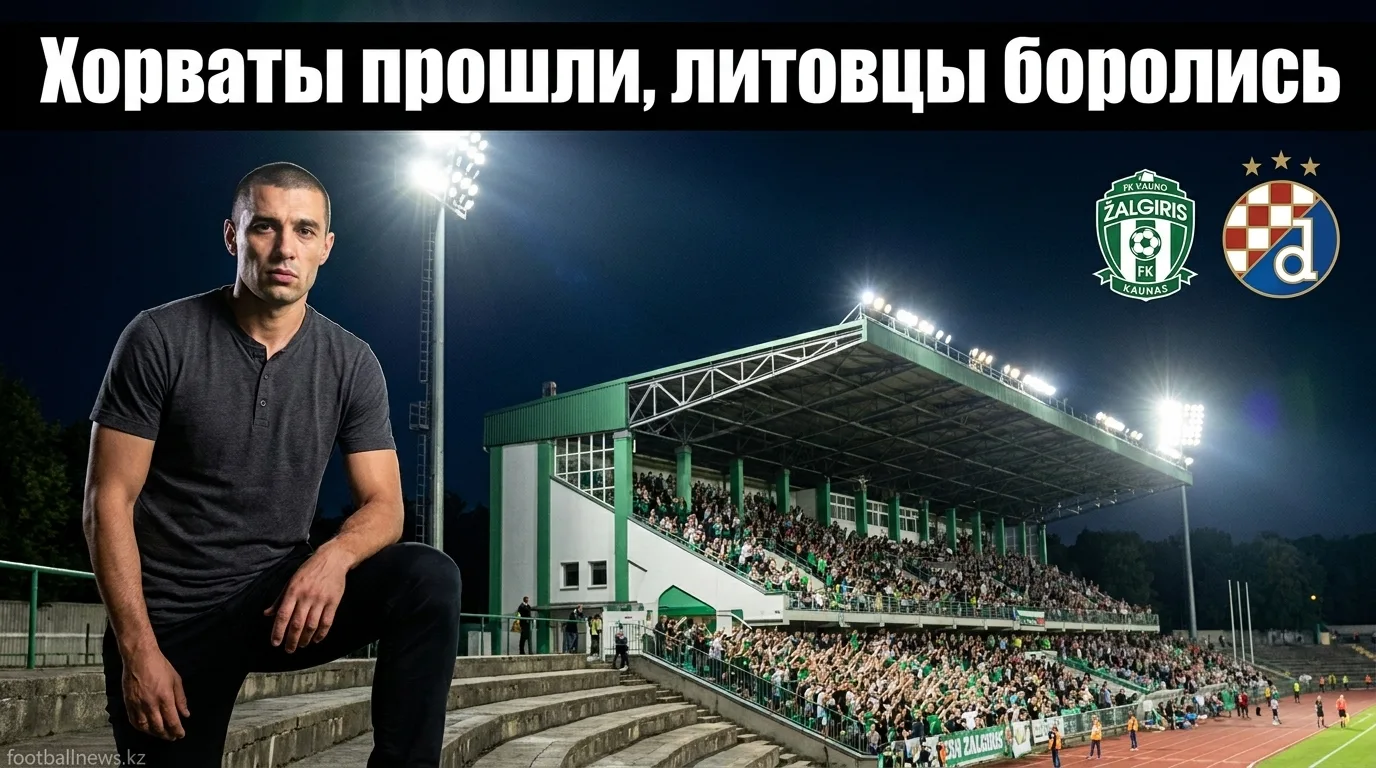 Каунас Жальгирис 1:2 Динамо Загреб — хорваты прошли в следующий раунд несмотря на сопротивление литовцев