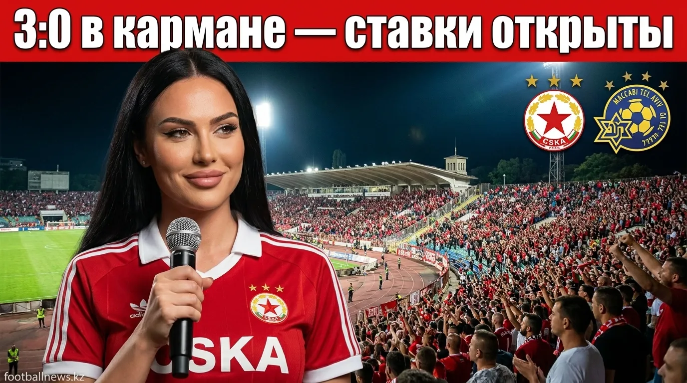 ЦСКА София vs Маккаби Тель-Авив: разбор рынка ставок перед ответным матчем Лиги Европы