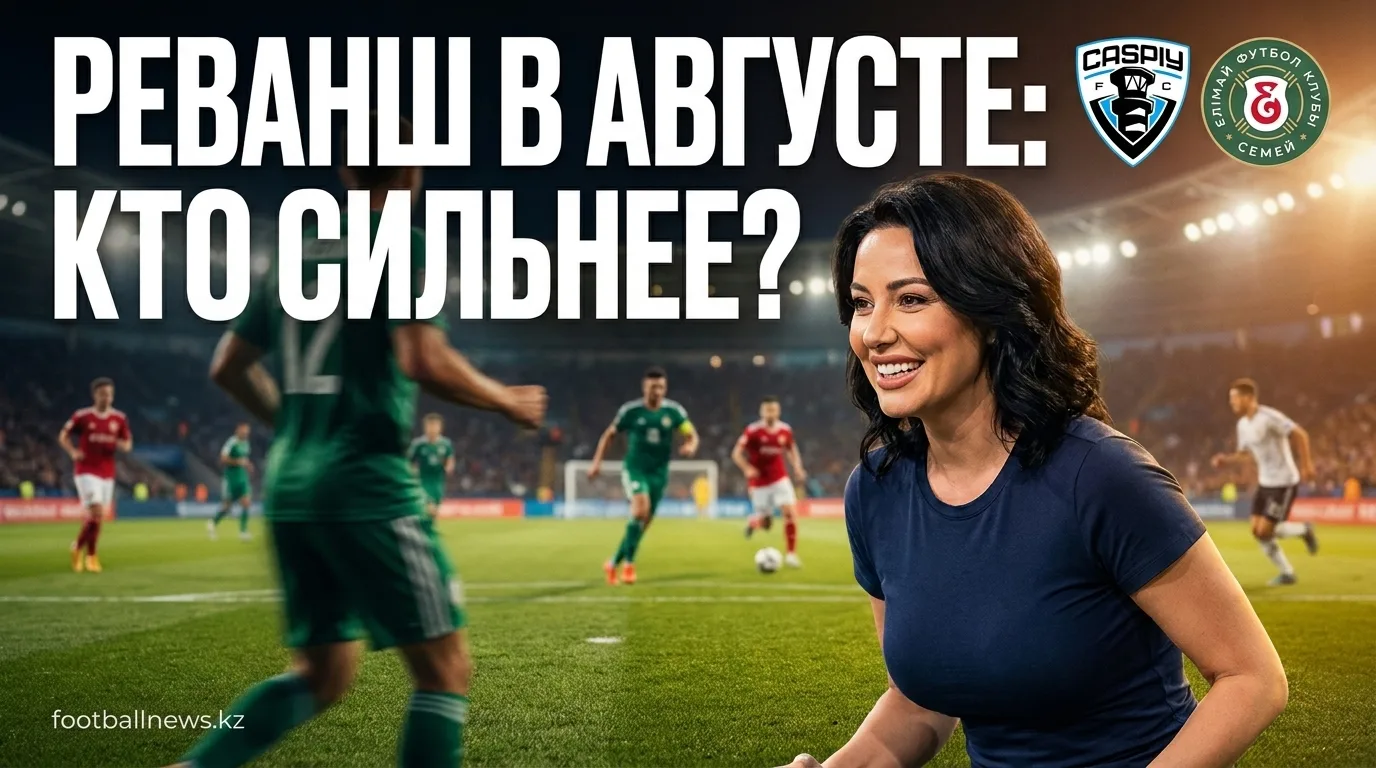 Каспий — Елімай Семей: превью матча 22-го тура Премьер-лиги Казахстана