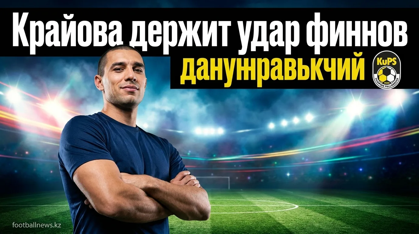 Универсitatea Крайова — КуПС 2:1: румыны выстояли в домашнем матче Лиги Европы