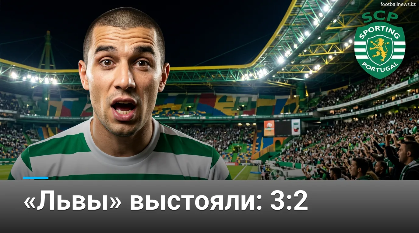 Спортинг — Витория де Гимарайнш 3:2: драматичная победа «львов» на Жозе Алвалади