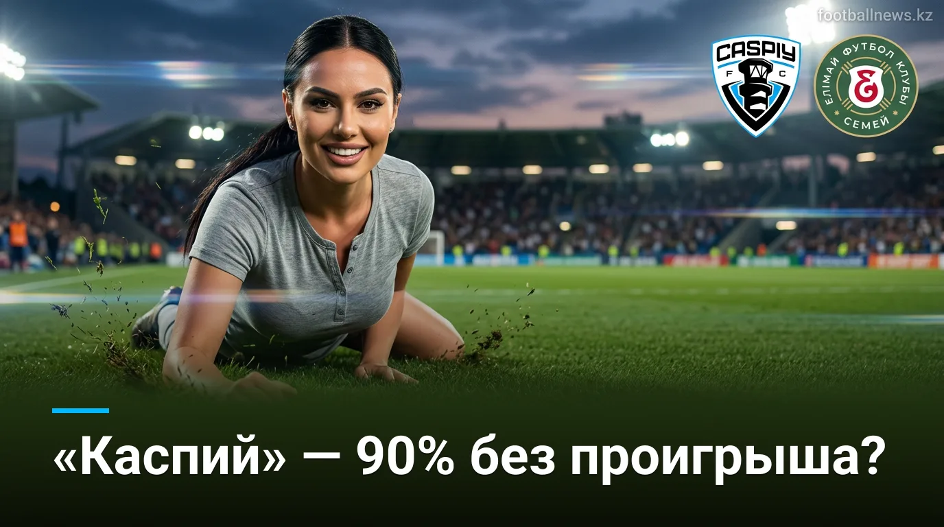 Каспий vs Елімай Семей: анализ ставок на матч 22-го тура Премьер-лиги Казахстана