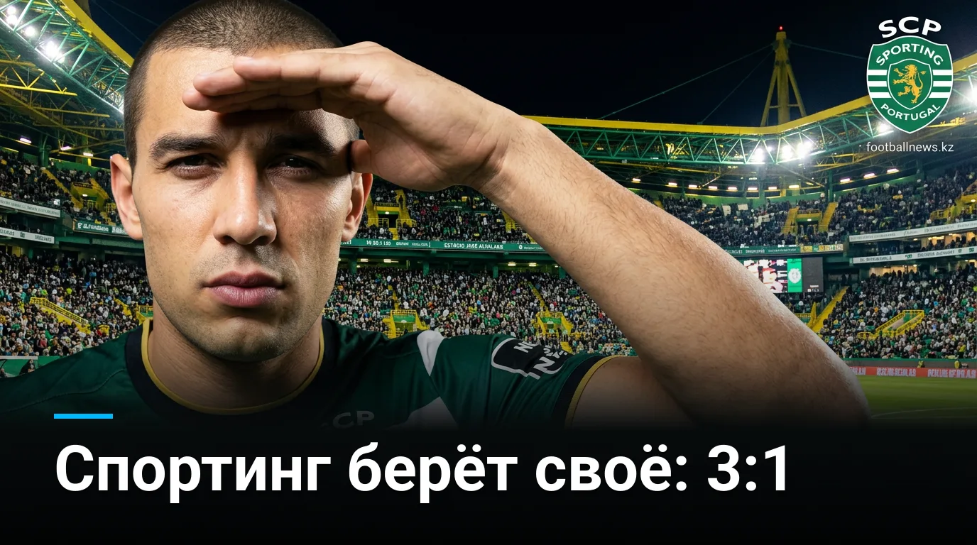 Спортинг CP разобрался с Алверкой 3:1 в третьем туре Примейры