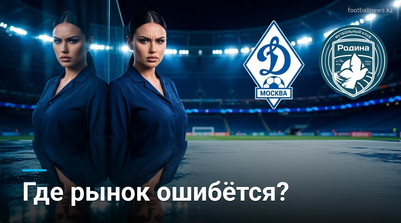 Динамо vs Родина Москва: разбор линии и где искать ценность в ставках