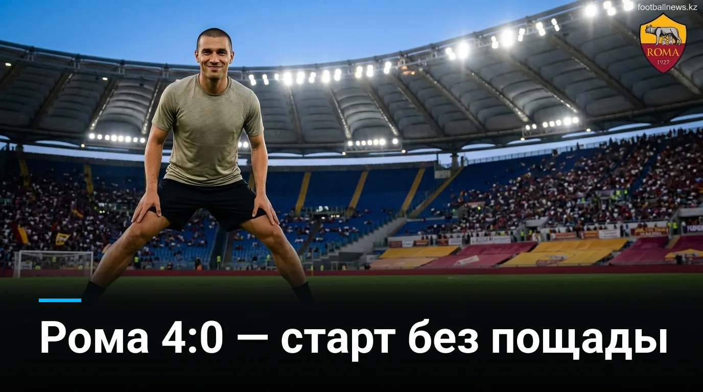 Рома разгромила Фиорентину 4:0 в дебютном матче сезона | Обзор Серии А