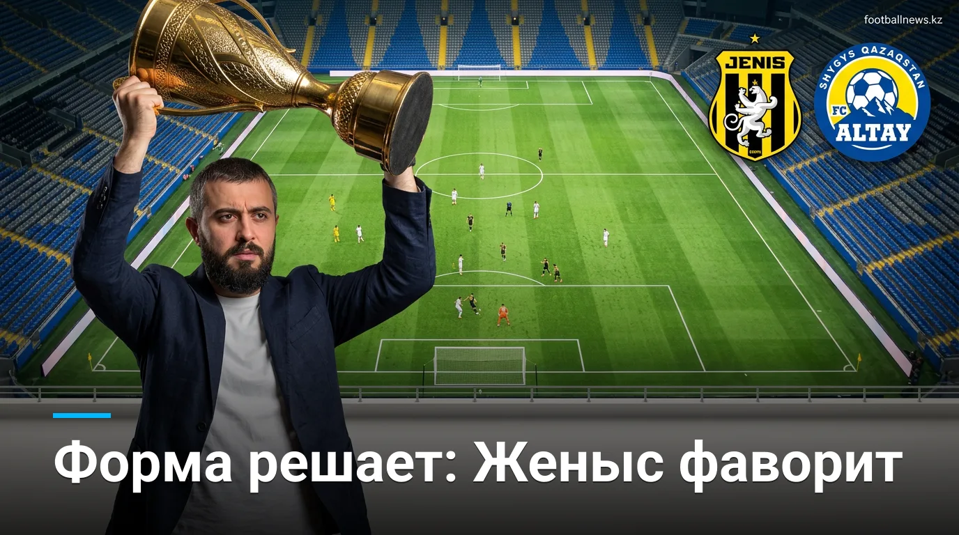 Женыс vs Алтай: форма хозяев говорит сама за себя — прогноз на 29 августа