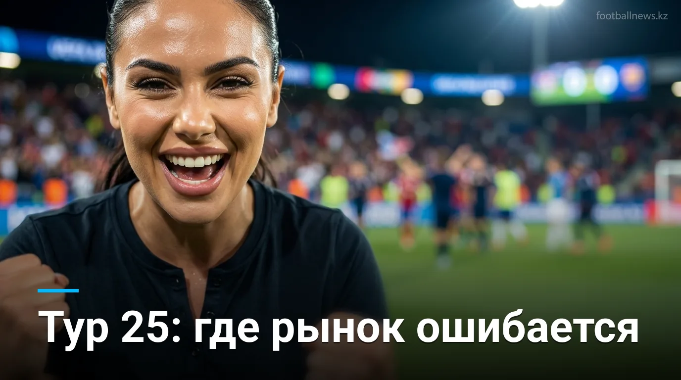 Тур 25 в Премьер-лиге Казахстана: где рынок ошибается перед уик-эндом 5-6 сентября